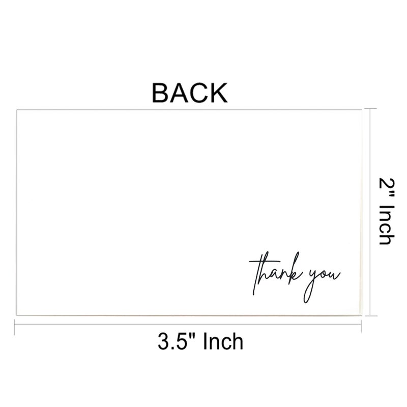 RXBC2011 100 Little Thank You for the support Cards Handwritten Lettering Design Bulk Thank you Notes for All Occasion 3.5 x 2 Inch pink - Image 4